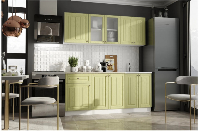 Кухня Хозяюшка МДФ 1800, Мускат