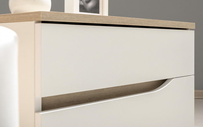 Муссон Спальня № 14, цвет белый/дуб эндгрейн элегантный, ортопед, сп. м. 1600х2000 мм., б/м