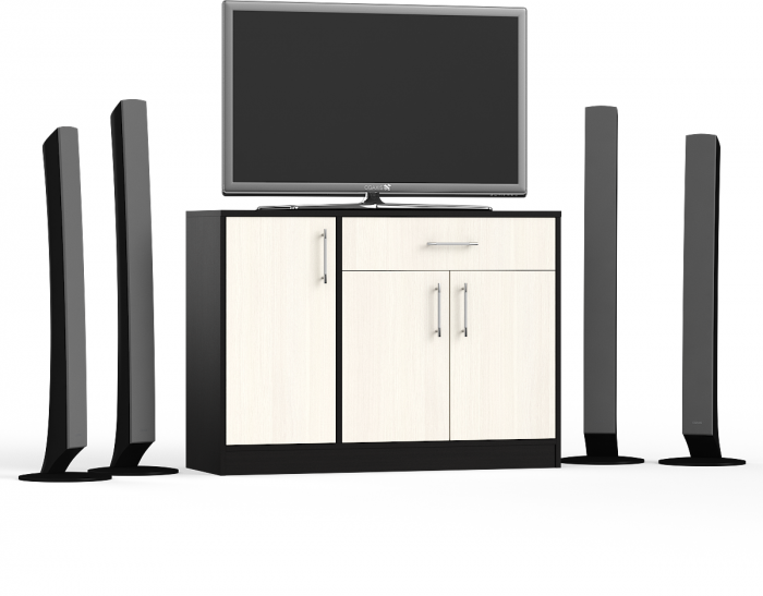 Комод СВК № 4, венге/дуб лоредо