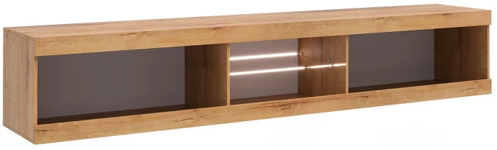 Прага Модульная Гостиная, вариант №2, вотан/Белый глянец