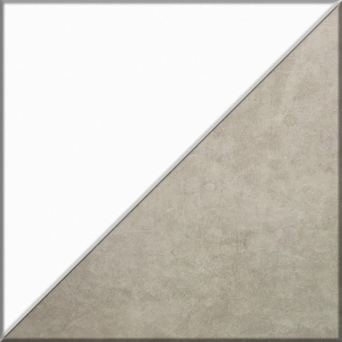 Кухня Мебель--24 ШВГ600 Шкаф горизонтальный 60 см., корпус белый/фасад МДФ бетон лофт бежевый