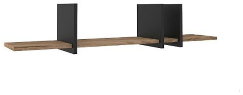 Полка навесная Натуре 18, дуб табачный