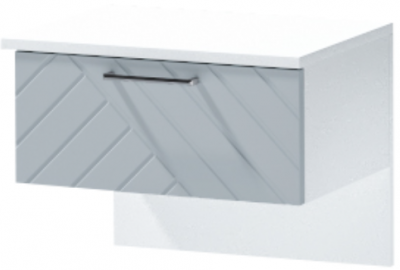 Тумба приставная "Иннэс-7", Белый/Монблан Р-856