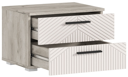 Сильвия Тумбы прикроватные 2шт, Крафт серый/Кашемир