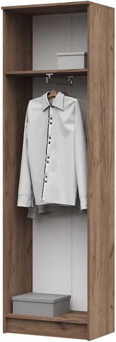 ШК-203 Машенька ЛДСП шкаф скалка (600*2020*380) дуб крафт табачный/кашемир