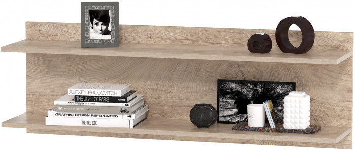 КР100 Бостон № 45, цвет дуб эндгрейн элегантный/фасады МДФ милк рикамо софт, 13.154+12.69+09.132+13.155+13.156, ШхГхВ 269,2х57,2х194,4 см., ун. сборка