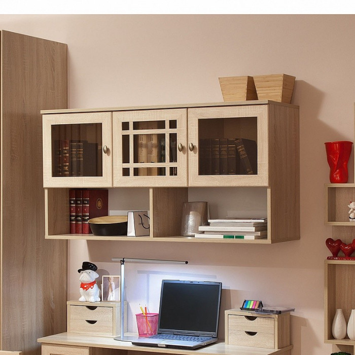 Шкаф навесной Шерлоск 4, дуб сонома