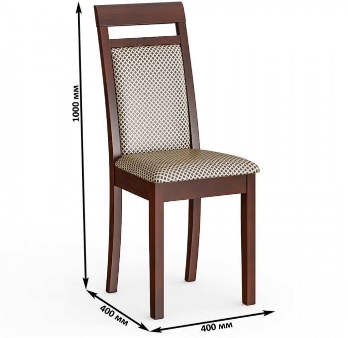 Два стула Мебель--24 Гольф-12 разборных, орех