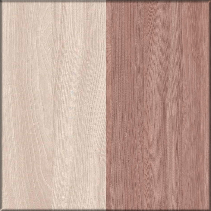 Прихожая Ксения-2, цвет ясень шимо светлый/ясень шимо тёмный, ШхГхВ 120х38х212 см., НЕ универсальная сборка