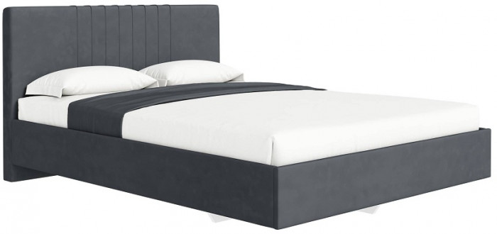 Кровать с латами Соло 180*200, Графит