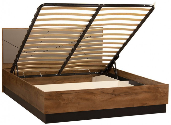 Кровать Гамма с подъемным механизмом 54.16 Таксония/Грей