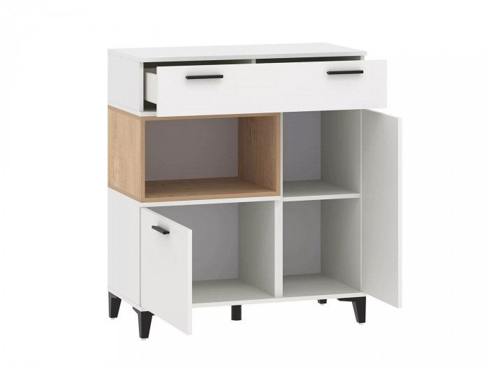 Гостиная Bergen 3 белый/Дуб Бунратти