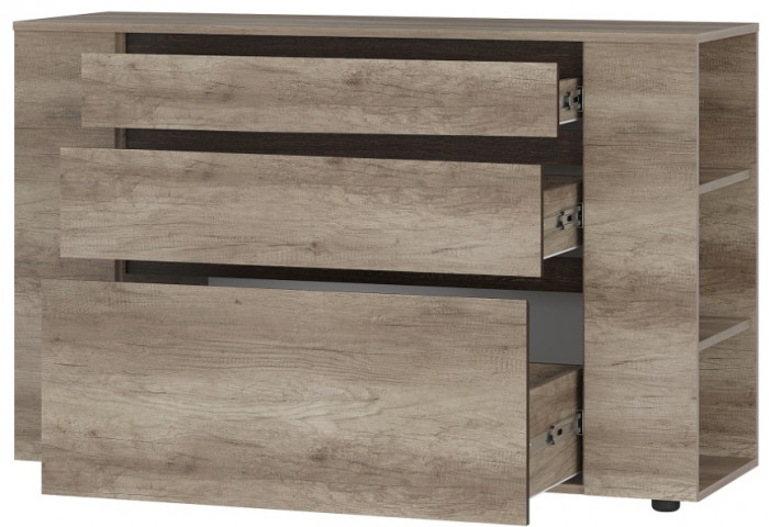 Комод Энигма КМ-06 дуб каньон/венге