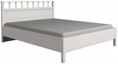 Кровать с ортопедическим основанием (дерево) Шерлоск 48 Люкс 140х200, ясень светлый