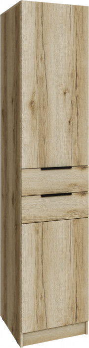 Шкаф Мадрид (0,5) с 2 ящиками, Дуб делано