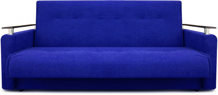 Раскладной диван-кровать, прямой, книжка, цвет синий, Милан Люкс 120