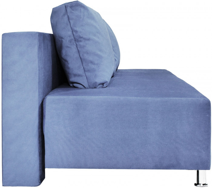 Диван-еврокнижка Парма Люкс, велюр серый