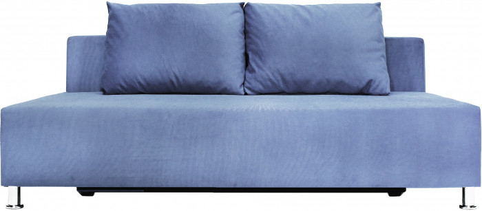 Диван-еврокнижка Парма Люкс, велюр серый