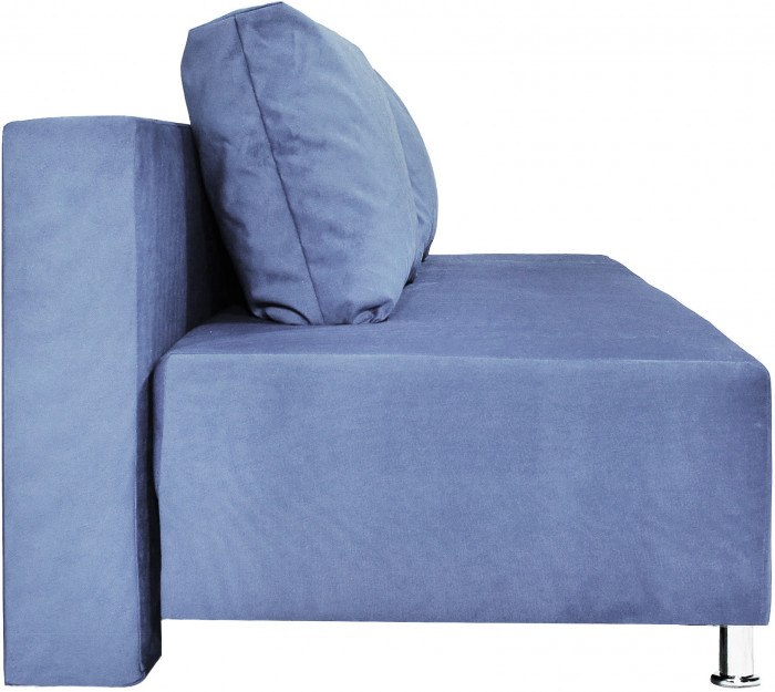 Диван-еврокнижка Парма Люкс, велюр серый