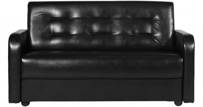 Диван Аккорд 160, без спального места, черный