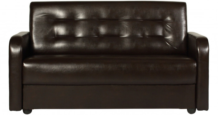 Диван Аккорд 160, без спального места, коричневый