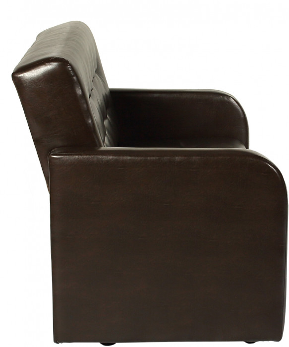 Диван Аккорд 160, без спального места, коричневый