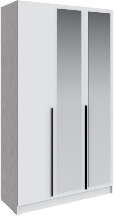 Шкаф Мадрид (1,3) с зеркалом, Белый