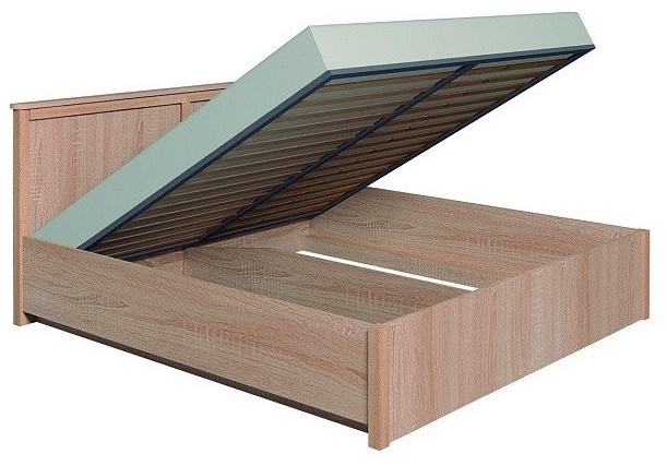 Кровать с подъемным механизмом Шерлоск 41.2 180х200, дуб сонома