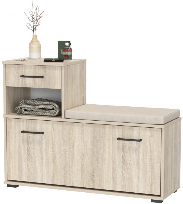 Лира ГК 2-0714дубсон Тумба под обувь, дуб сонома