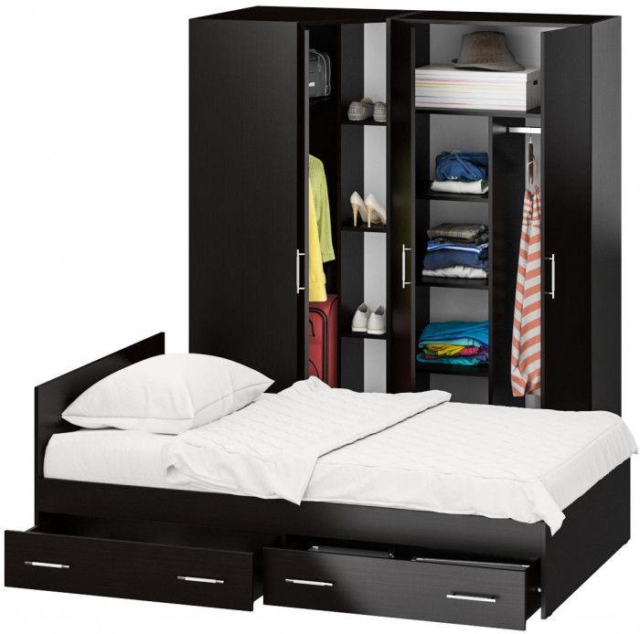 Спальня Стандарт 2-1200Я, венге