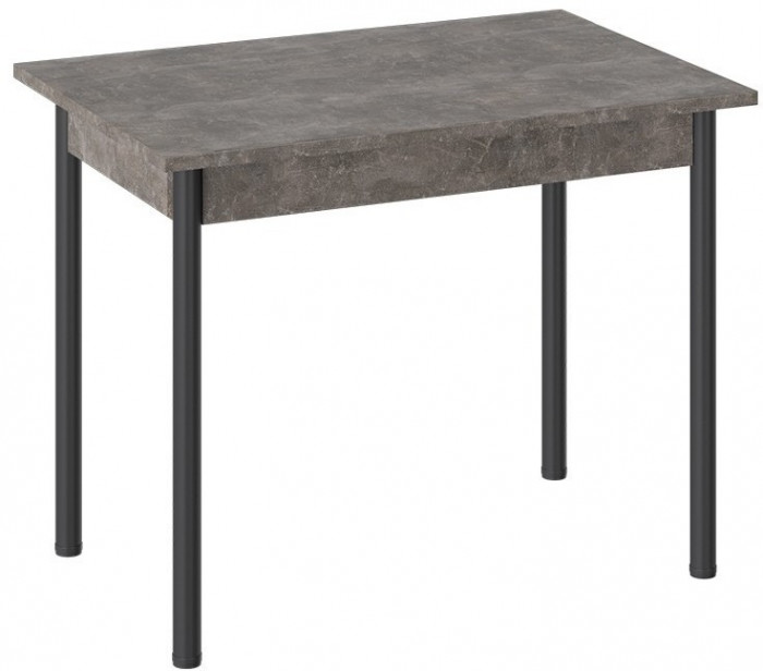 Родос Тип 1 стол с опорой d40 (Белый муар/Белый)