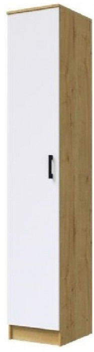 Модульная спальня Эко, композиция 3, вотан/белый гладкий