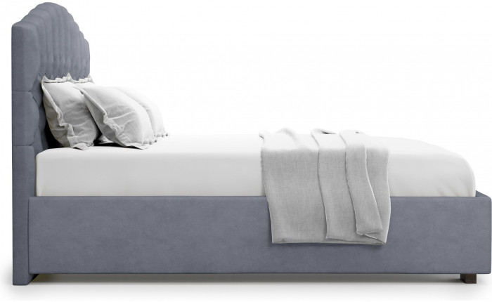 Кровать Лугано 140 с подъемным механизмом, Велутто 32