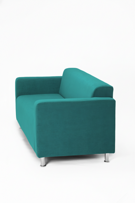 Диван прямой Томи, 180х78х75 см, велюр, зеленый