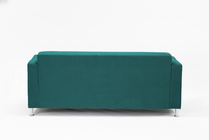 Диван прямой Томи, 180х78х75 см, велюр, зеленый