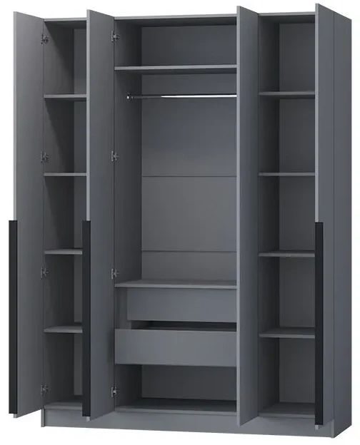 Шкаф Авангард 1600, Графит