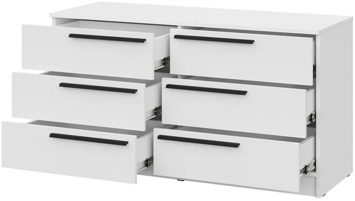 Комод Берген КМ-1200 белое дерево/белое дерево