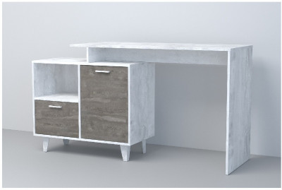 Эго Стол Ст-2 НГ (Камень Темный/Бетон Светлый)