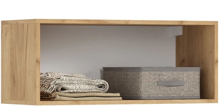 Тумба навесная 800 Норд, Дуб крафт/Изумрудный