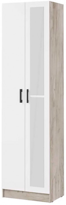 мс для прихожей Вега ШК-2 дуб крафт серый/белый