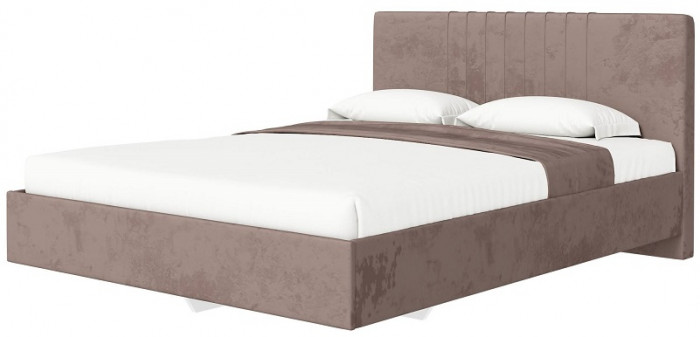 Кровать с латами Соло 180*200, Коричневый, бежевый