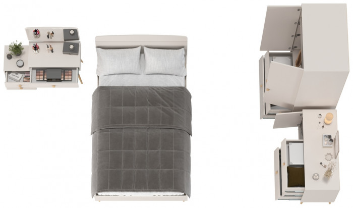 Афина Спальня 05-1200, кашемир серый