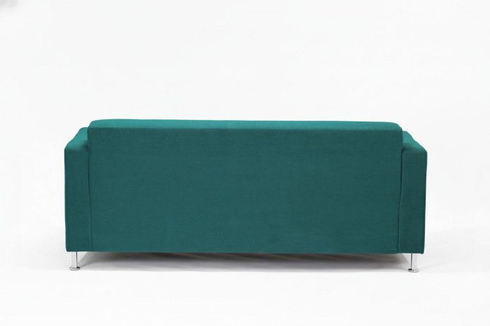 Диван прямой Томи, 200х78х75 см, велюр, зеленый