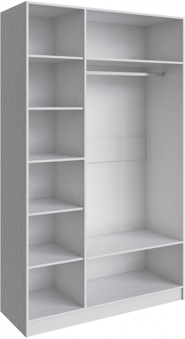 Шкаф Мадрид (1,4) с зеркалом, Белый