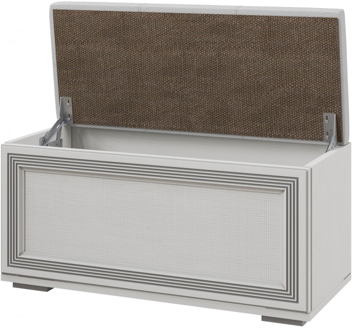 Ливорно Банкетка ЛБ-20 ясень анкор светлый патина серебро