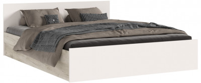 Кровать Басямиф 1,6м, Крафт серый/Кашемир