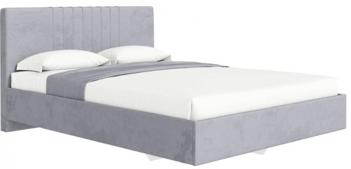 Кровать с латами Соло 140*200, Серый