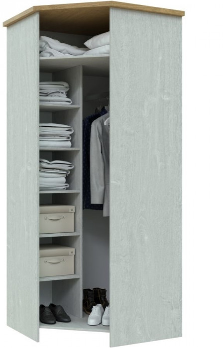 Шкаф угловой для одежды 