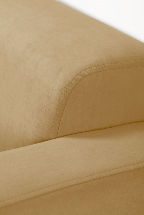 Диван прямой Томи, 180х78х75 см, велюр бежевый