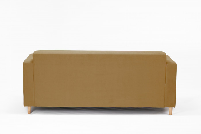 Диван прямой Томи, 180х78х75 см, велюр бежевый